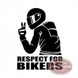 MCS Sticker "Respect for Bikers"
