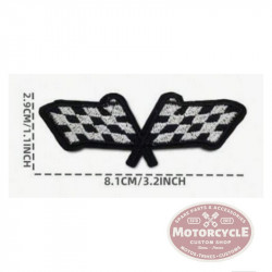 MCS Iron-On Patch Race Flags