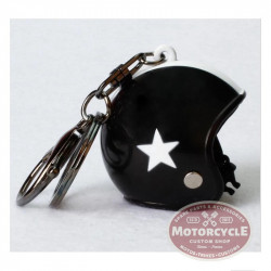 MCS Black & Star Helmet Keychain