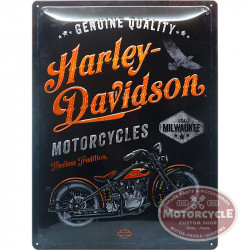 Plaque Décorative Harley-Davidson "USA Milwaulkee"