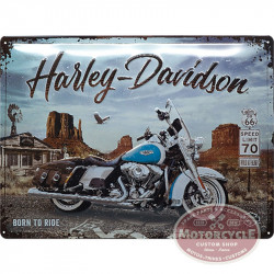 Plaque Décorative Harley-Davidson "Born to Ride"