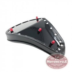 HIGHWAY HAWK Selle Solo Universelle Flammes "Bobber Style"