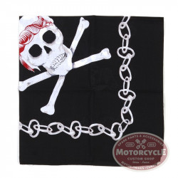 Skeleton Skull Pirate Chain Bandana