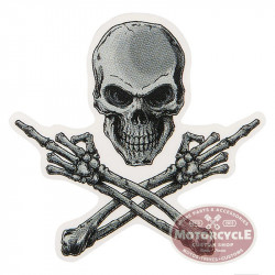 LETHAL THREAT Sticker Skull Bones